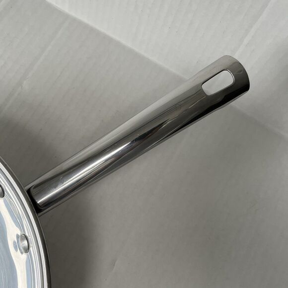 Wolfgang Puck Cookware 12" Chef Wok Pan 18-10 Non-Stick Stainless Steel 0408 - Picture 7 of 12
